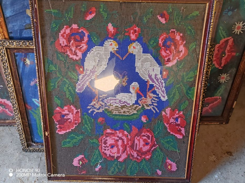 Tablouri din chilim cusute manual