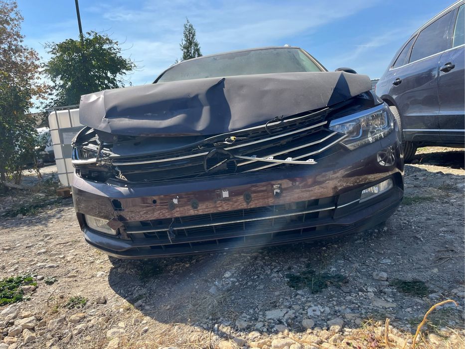 На части Volkswagen Passat B8 2.0tdi код CRL кутия код QMM Vw Пасат Б8 B8 8ца  автомат кожа  патерица щора ръчка 2.0тди 1.4gte 1.6tdi боя LD3Y