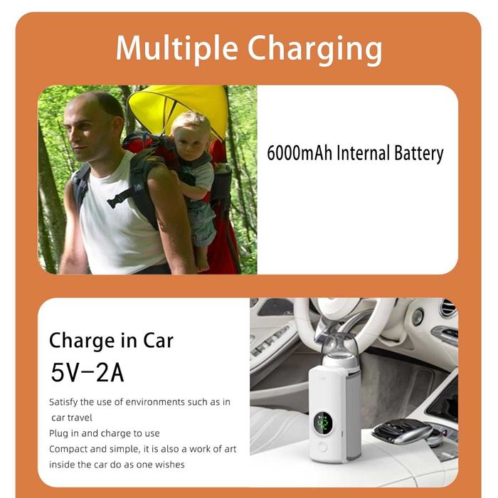 Преносим нагревател за бебешки шишета за пътуване