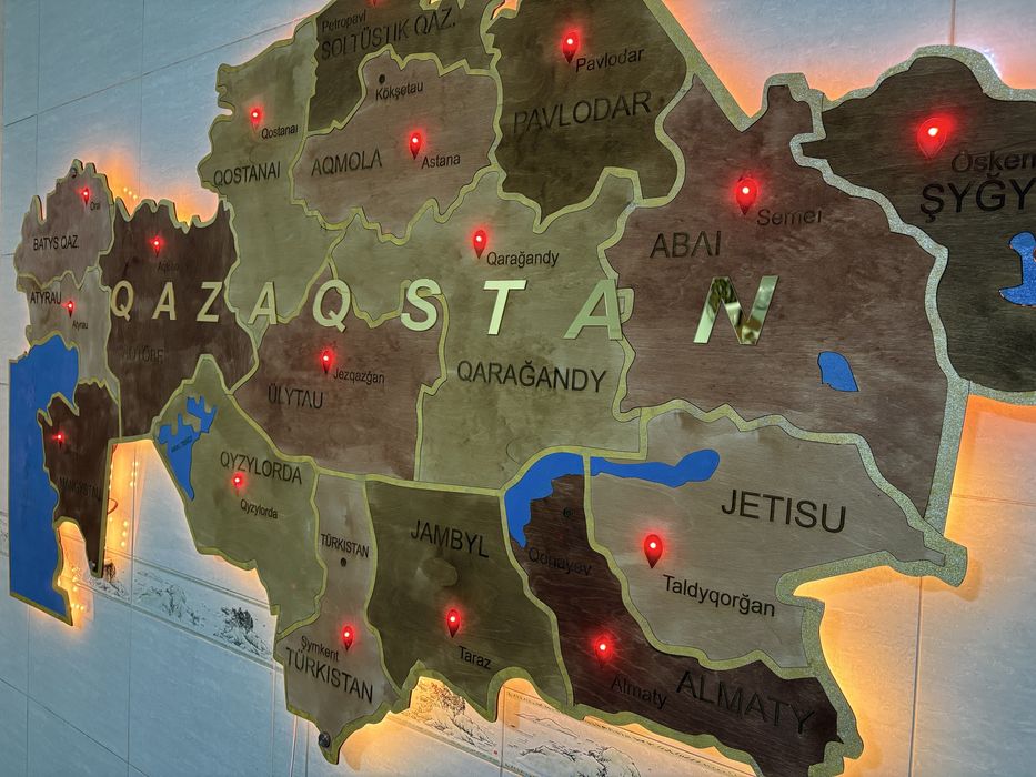 Карта Казахстана