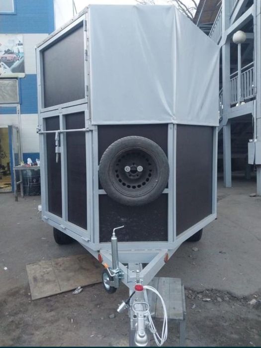 Коневозка двухосный