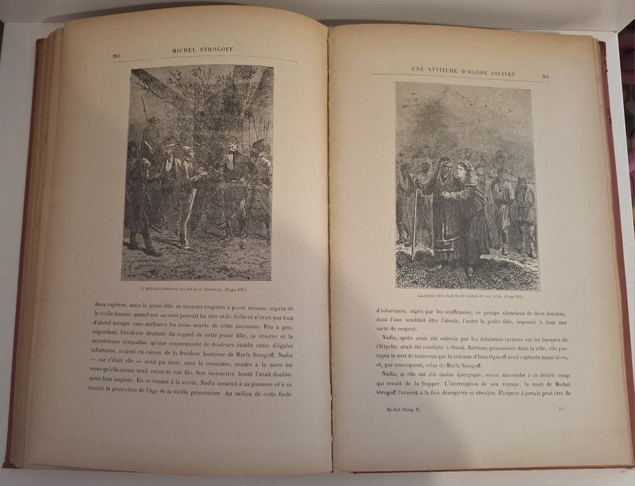 Carte veche Jules Verne – Michel Strogoff (1898) – ediție Hetzel ilustrată, de colecție