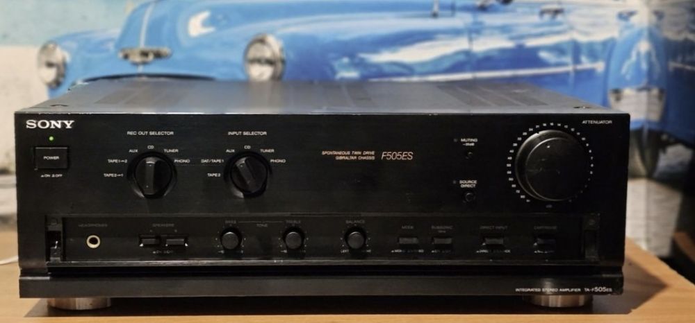 Sunet bun Sony TA F 505 ES amplificator statie muzica