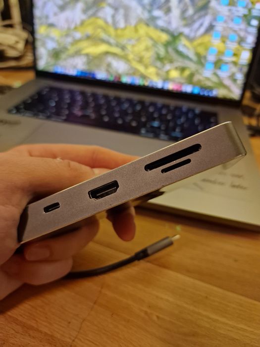 2 x hub USB C - Baseus + Noname HC07