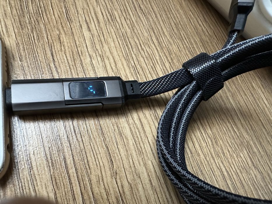 Vand cablu Multi-Interface Fast Charge Usb /Usb-C /Lightning 1M Textil