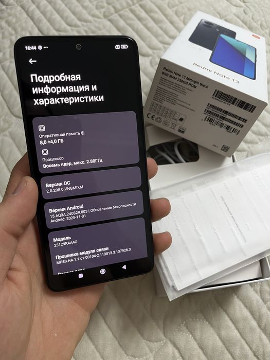 Xiaomi redmi note 13 8/256GB как новый
