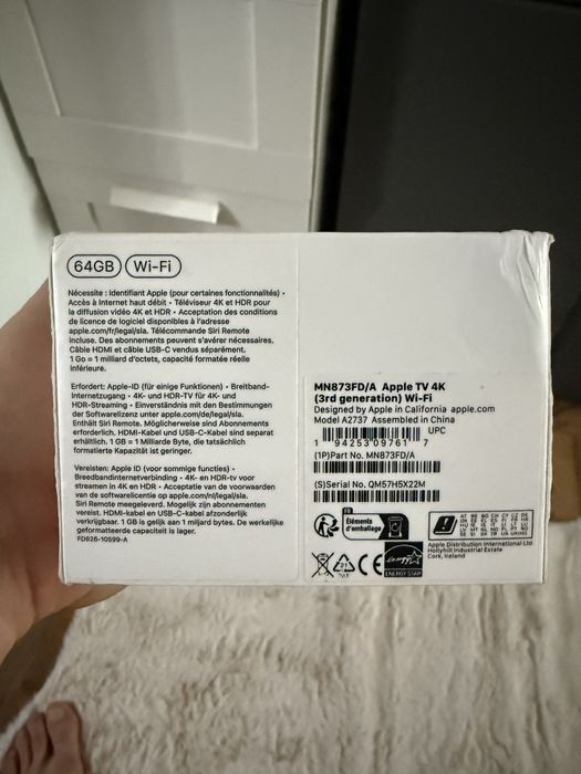 Vand Appel TV 4K , Generatia a 3-a ,32GB