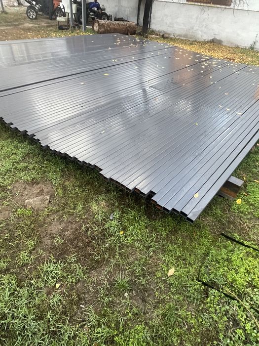 Vand o structura metalica 11,70 m latime din profile ipe 180 x 50 m (11ferme si 22 de stalpi si 600 ml de teava 60x40x2 )22stalpi la 4 m