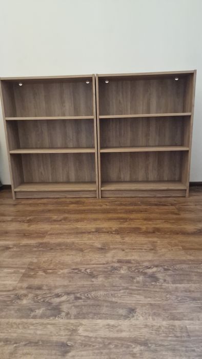 Bibliotecă - 2 corpuri IKEA BILLY – stejar deschis