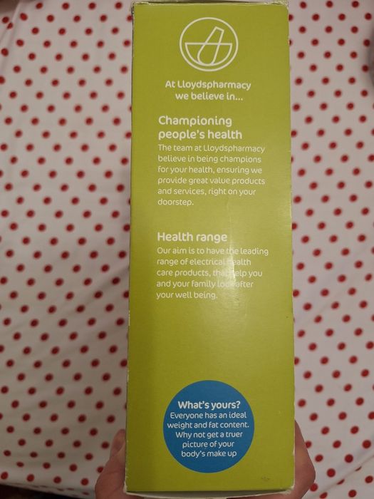 Lloydspharmacy-Aparat de monitorizare a compozitiei corporale-GERMANIA