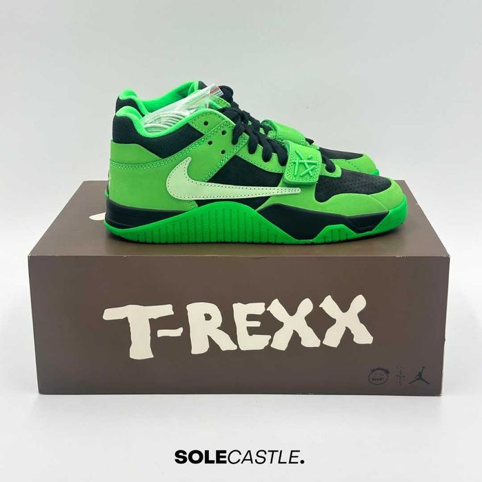 Nike Jordan Jumpman Jack CJ1 T-Rexx Travis Scott 'Green Spark'