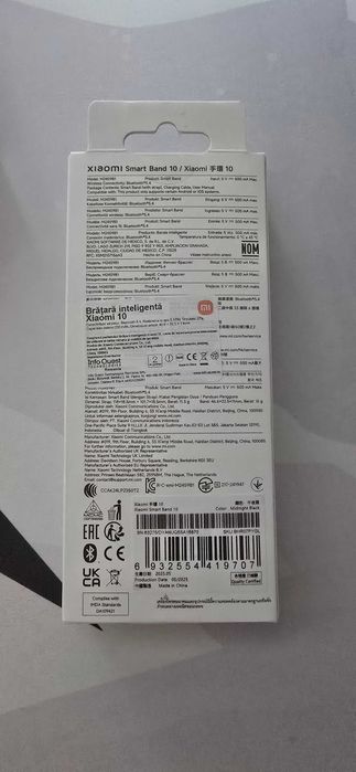 Xiaomi Smart Band Mi 10 negru ca nou in cutie