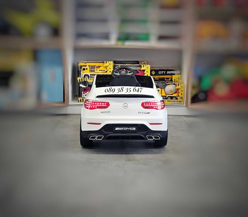 НОВО!Акумулаторен джип MERCEDES GLC 63 AMG с 12V батерия,меки гуми,USB