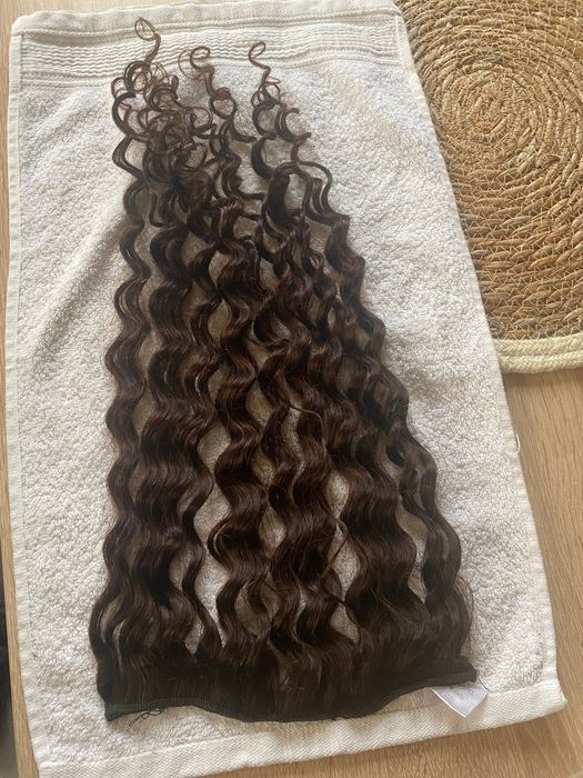 Естествена коса къдрава