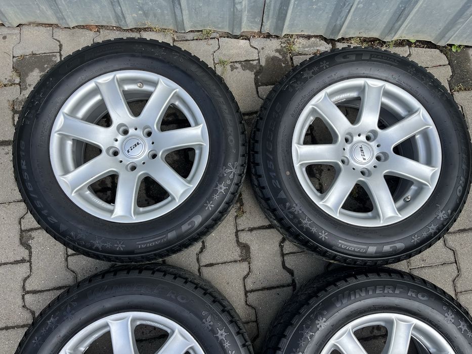 Jante aliaj 5x120mm, anvelope iarna 215/65 R16, VW T5, T6, Caravelle