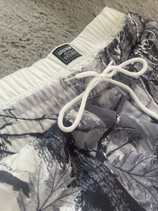 Pantaloni camo white winter baggy