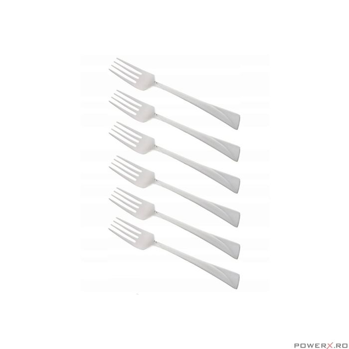 Set furculite pentru masa, inox, 6 piese, Kinghoff