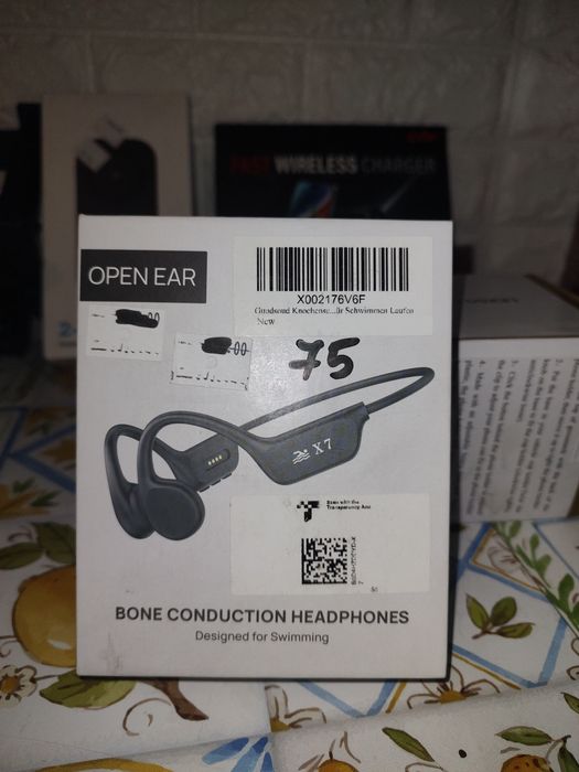 Căști open ear conducție osoasă