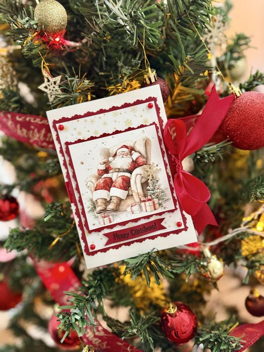 Ръчно изработени Коледни картички