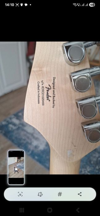 Fender Squier Mini Stratocaster V2 IL Black Chitară Electrica