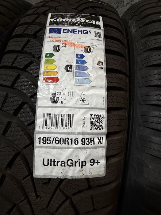 195/60/16 GoodYear 4броя НОВИ зимни гуми дот22