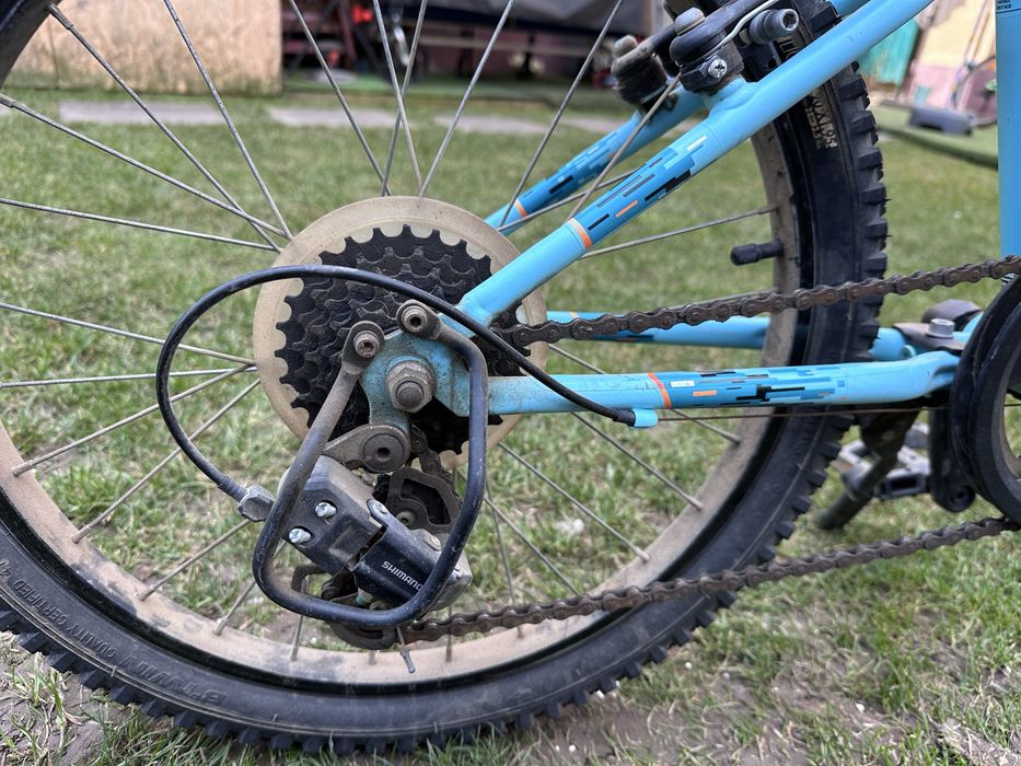 Bicicleta copii Rockrider, 20 inch, albastra