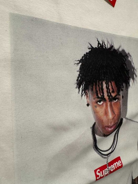 Supreme x NBA YoungBoy White T-shirt