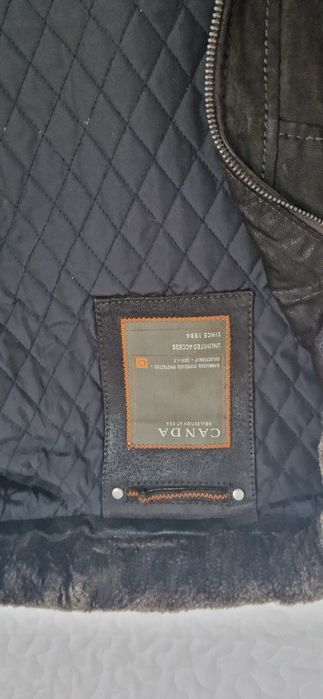 Geaca piele imblanita barbati