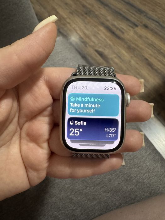 Apple Watch Nike Series 7, 41 мм (Silver)