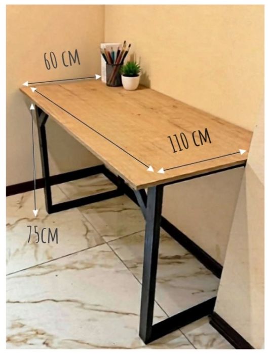 Письменный стол, компьютерный стол, офисный стол в стиле лофт