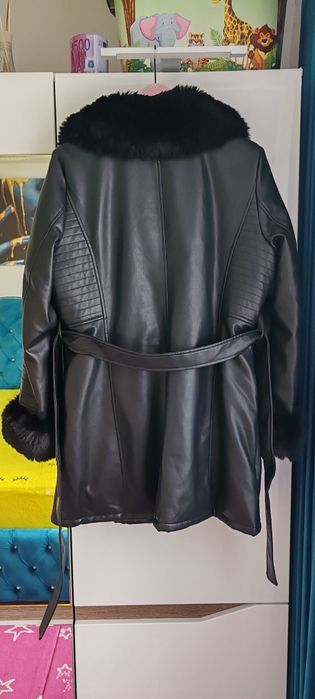 Geacă damă piele ecologică 2XL