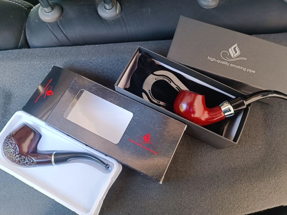 Трубка из вишневого дерево. Курительная трупка. Kuritelniy trupka Pipe