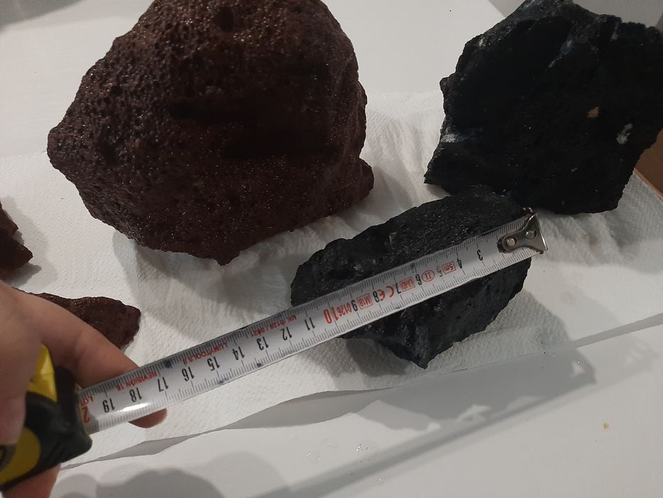 Piatra Naturala acvariu Black&Red Lava Stone