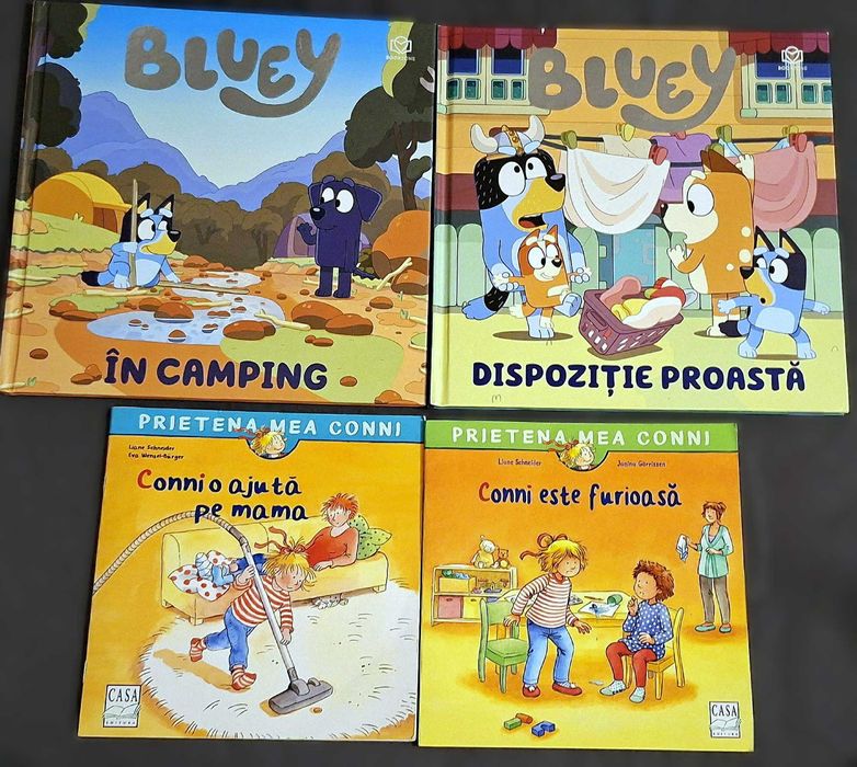 Vand carti Bluey si Conni