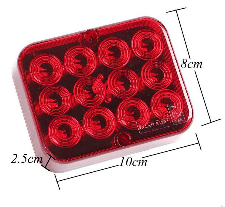 LED Стоп за мъгла 100х80х25мм ЛЕД