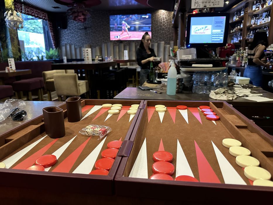 Табла за игра Backgammon професионална 53см