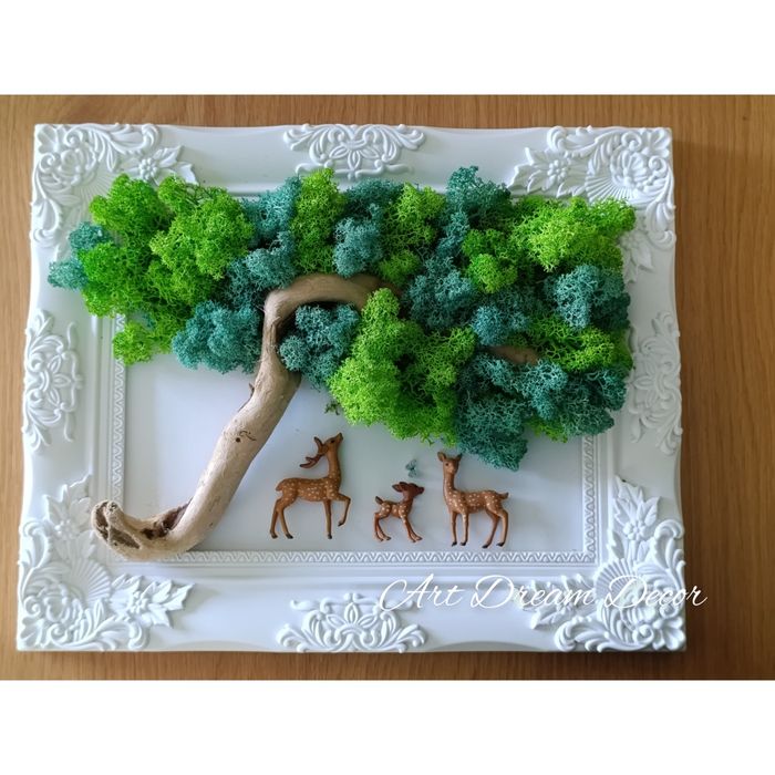 Живи картини и декорации от стабилизиран Скандинавски  мъх