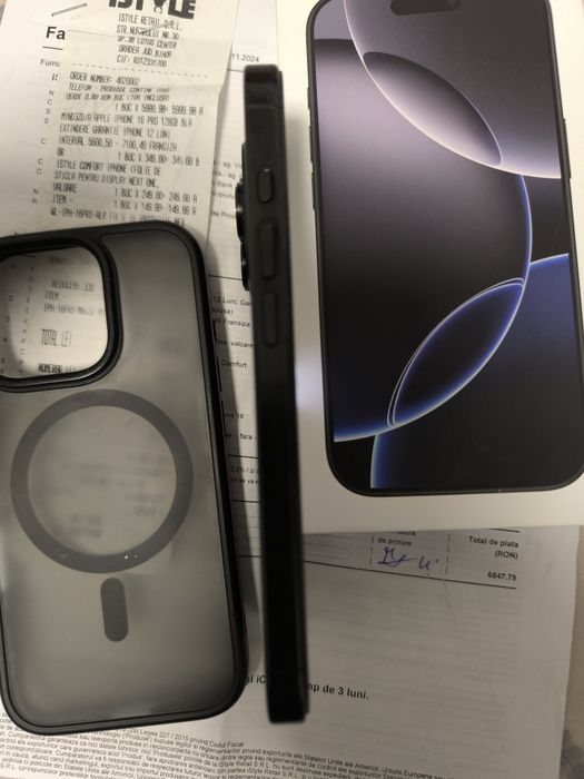 Vând s-au schimb iPhone 16 Pro 5G Black