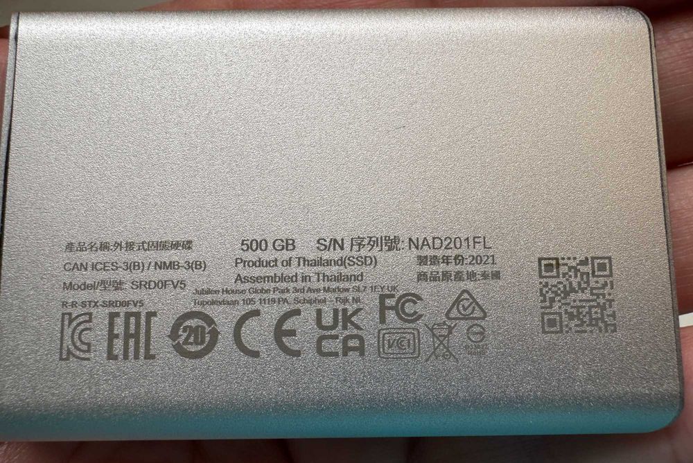 SSD Extern LaCie Seagate 500 GB