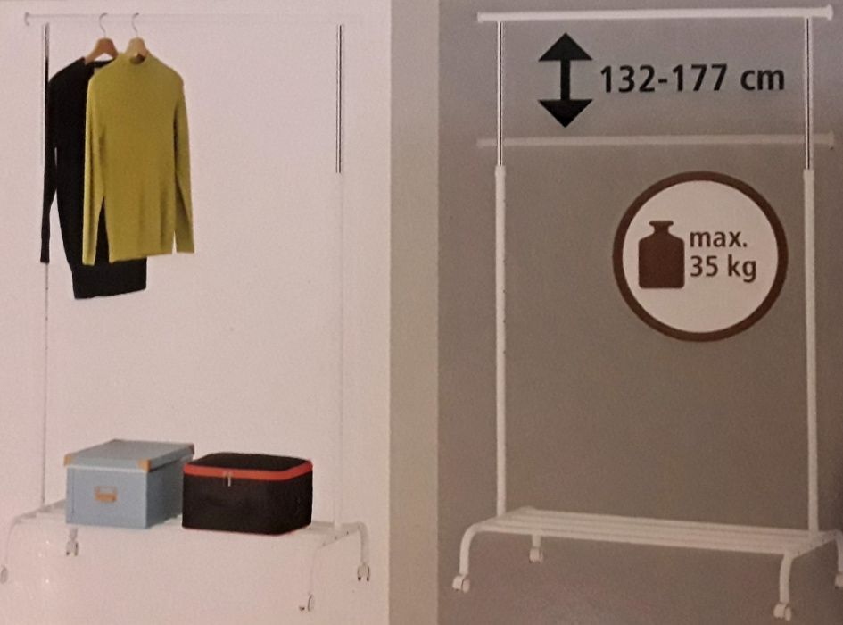 STENDERE (GARDEROBA) pentru depozitarea hainelor 1,10 x1,77 m - 80 Lei