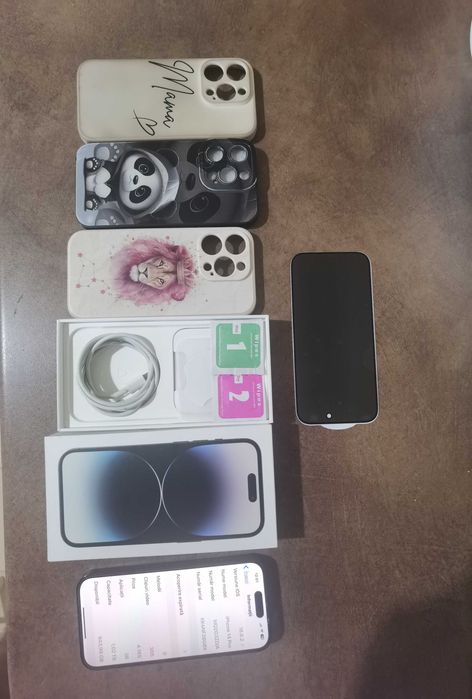 iPhone 14 pro negru spatial 1 TB memorie