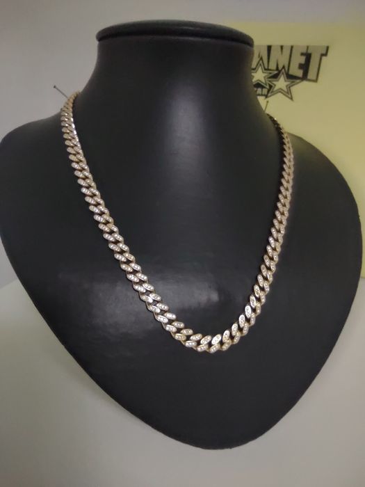 Lant cuban aur 14k (efn)