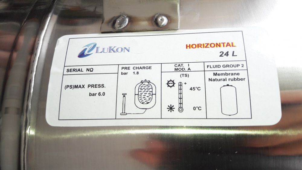 Vas expansiune inox hidrofor orizontal si vertical
