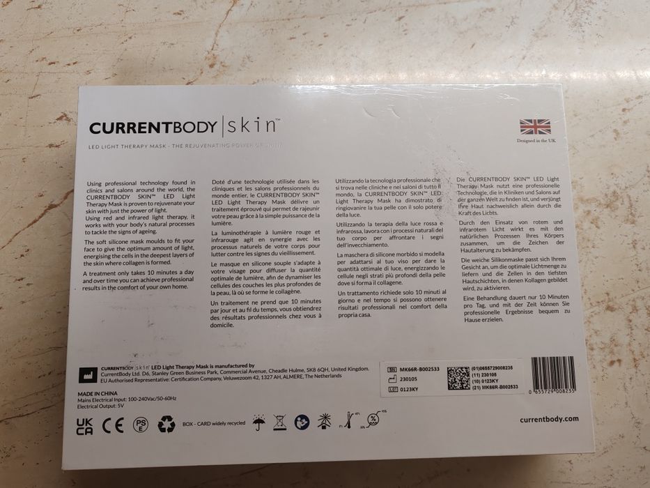 Mască cu Led pentru riduri