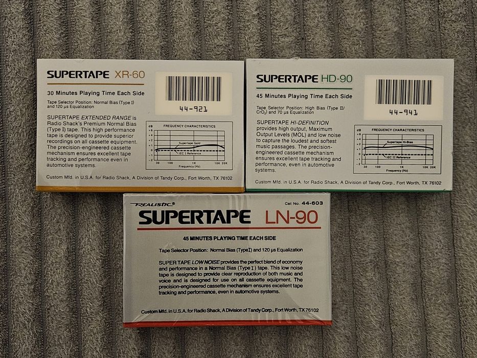 3 Casete Audio SUPERTAPE