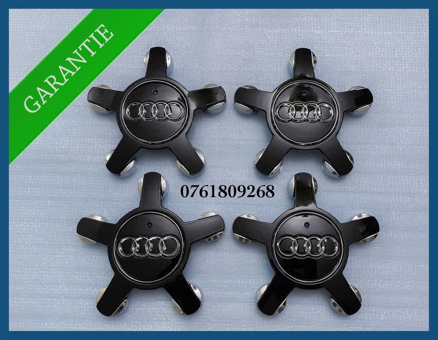 Set 4 capace 135mm 4F0601165N jante aliaj Audi A3 A4 A5 A6 A7 A8