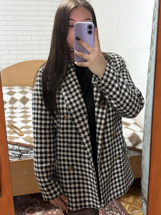 Пижак (принт: гусиная лапка)