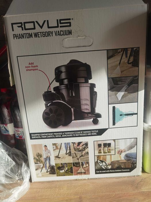 Прахосмукачка за пране Rovus Phantom Wet & Dry - 4 в 1