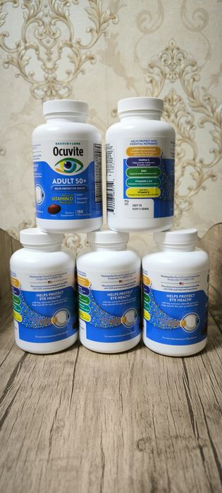 Ocuvite Adult 50+ — Ko'zlaringiz nurini asrang!