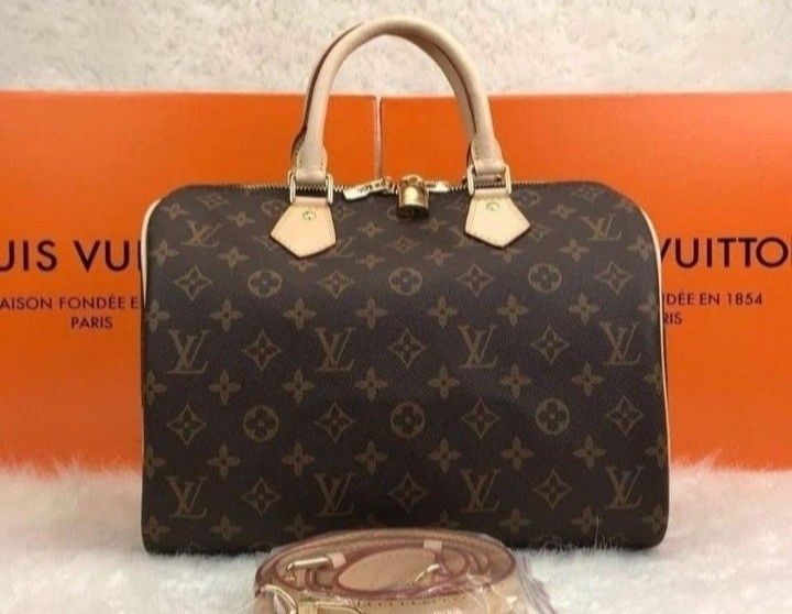 Set LV Speedy Medium,diverse nuanțe /geanta +portofel/saculet inclus